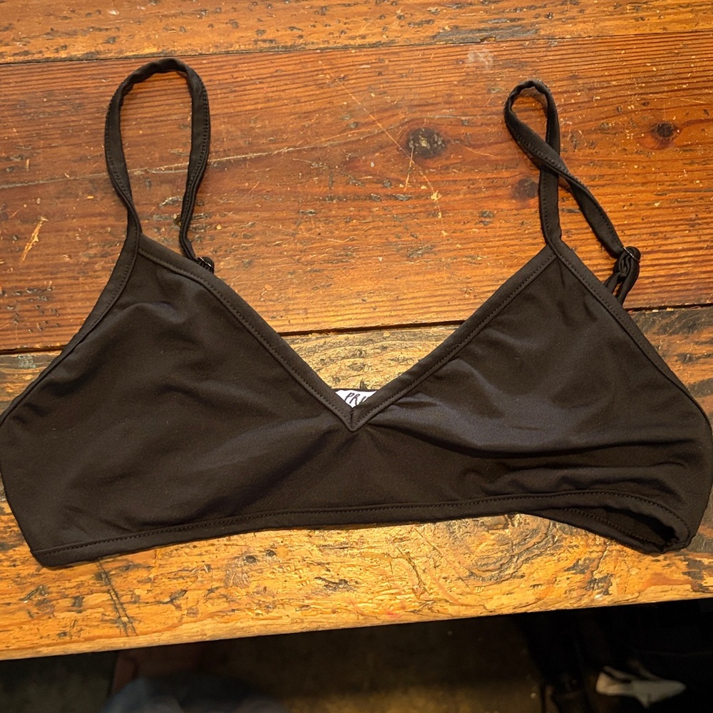 Princess Polly KiKi bra Black Triangle Bralette Size XS